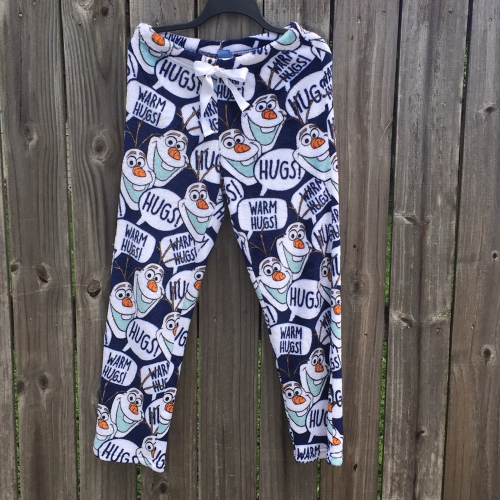 Disney Olaf Pajama Pants Size Small